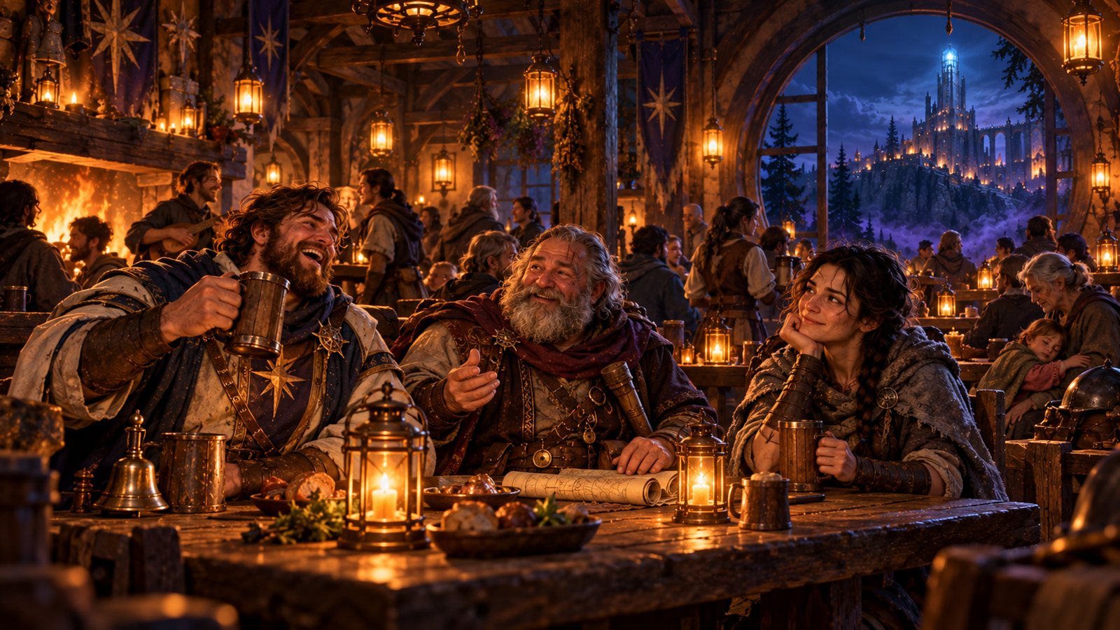 An Evening at the Lantern Tavern